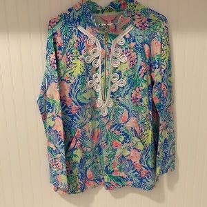 Lilly Pulitzer Mermaids Cove Popover M